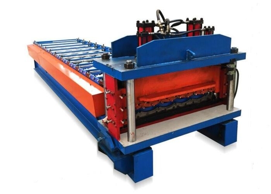 기계 3 Kw 1200mm 12meters/Min를 형성하는 파도에 의하여 윤이 나는 기와