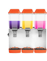 16l 대용량 메뚜기 식량 Pvc 실린더 스테인레스 강 핸들 주스디스펜서 110V