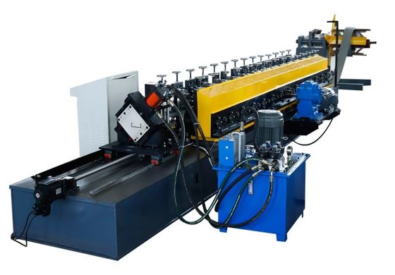 7.5KW Ｃ 중도리 롤 성형기 Ｃ 채널 유압 펀칭