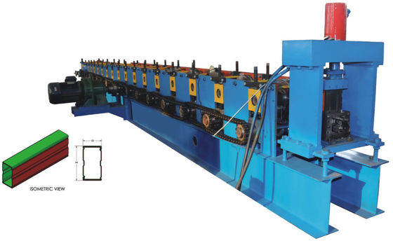 알루미늄판을 위한 4.5T 저장 랙 롤 성형기 5.5KW
