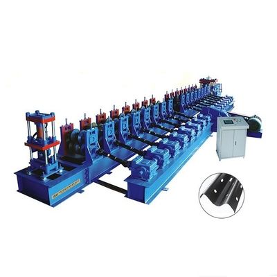 30KW 고속도로 보조 레일 롤 성형기 12m/min