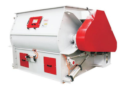 식탁 혼합 효과 두배 샤프트 패들 믹서 고효율 5.5 - 30 kw Sshj-0.5-4.0 380V